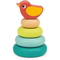 Mentari Stapelaar - Boom Met Vogel - 7X7X10Cm - Hout - 1 Jaar