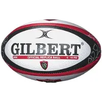 Gilbert rugbybal replica club - maat 5 - meerkleurig sportbal.