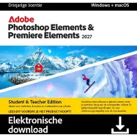 Adobe Photoshop & Premiere Elements 2027 - Software - Student & Teacher - 3 Jaarlicentie - Download