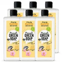 Marcels Green Soap 6 flessen Marcel's Green Soap Everyday Shampoo - Vanille & Kersenbloesem - 300 ml - Voordeelverpakking - 6 stuks