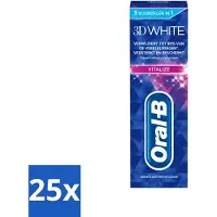 Oral-B 25 x - 3D White Vitalize - Tandpasta - Whitening - 75 ml - Voordeelverpakking - 25 stuks