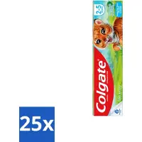 Colgate 25 x - Bubble Fruit - Kindertandpasta - Voor 2 tot 5 jaar oud - 50ml - Voordeelverpakking - 25 stuks