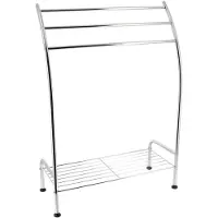 Tendance Porte-serviettes 1 étagère 3 barres chromé