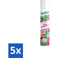 Batiste – Pink Pineapple – Droogshampoo – Frisse, zoete geur – Verfrist het haar en geeft volume – 200 ml - Voordeelverpakking - 5 stuks