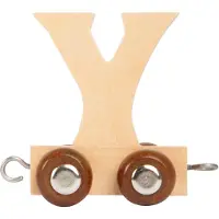 Small Foot - Houten lettertrein - letter "y" - 12 stuks