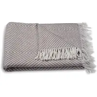 Atmooz Plaid Glow – 150x200cm – Taupe – Katoenmix – Met Franjes