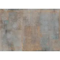 Rasch Fotobehang Metaal Look Grijs/Roestbruin 3.00m x 4.24m