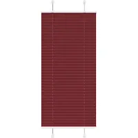vidaXL Plissé rolgordijn 60x150 cm stofbreedte 59,4 cm bordeauxrood