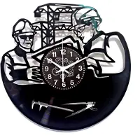 Merkloos Elzusha - Wandklok Geometrisch Ontwerp 30cm - Stil Uurwerk