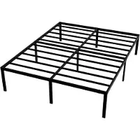 OEM Metalen bed 160 x 200 cm. Enkelbed met lattenbodem. Opbergruimte onder het bed (37,5 cm). Maximaal draagvermogen: 270 kg. Opvouwbaar kinderbed. Geschikt voor slaapkamer en logeerkamer