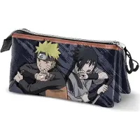 KARACTERMANIA Naruto Triple Shadow etui, 11x23x8 cm, blauw, blauw, one size