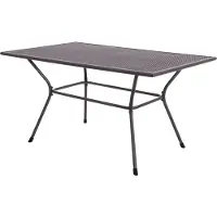 Lesli Living Tuintafel Nordic 145x90 cm - grijs