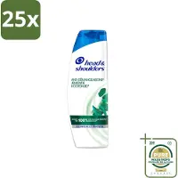 Head & shoulders 25 x - Anti-Roos Shampoo - Jeukende Hoofdhuid - 285 ml - Wasstrips - Jeukende Hoofdhuid - Anti-roos Shampoo - Roosvrij Haar - Hoofdhuid Verzorging - Jeuk Beheersen