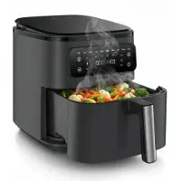 Seeger Steamfry Sgr1007bk - Airfryer Met Stoomfunctie Zwart 7 L