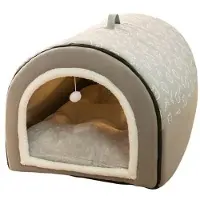 Merkloos Hondenbed en Katteniglo in 2-in-1 Ontwerp