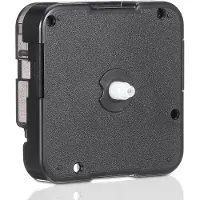 Merkloos Quartz uurwerk, 8 mm, zwart, geruisloos, voor gebruik binnenshuis