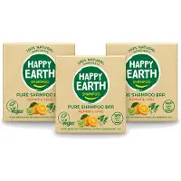Happy Earth 3 x Repair & Care shampoo bar - 70 g - Voordeelverpakking - 3 stuks