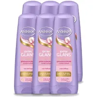 Unilever 6 x Andrélon Extra Glans Conditioner - 200 ml - Voordeelverpakking - 6 stuks
