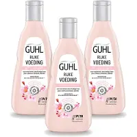 Guhl 3 x Voedende Shampoo - voor droog haar - 250 ml - Voordeelverpakking - 3 stuks