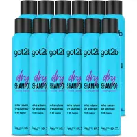 Schwarzkopf 12 x Got2B Fresh & Fabulous Volume droogshampoo - 200 ml - Voordeelverpakking - 12 stuks