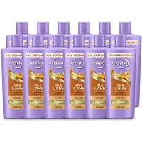 Unilever 12 x Andrélon Oil & Care Shampoo voor droog en kroeshaar, 685 ml - Voordeelverpakking - 12 stuks