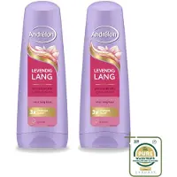 Unilever 2 x Andrélon Conditioner Levendig Lang - 200 ml - Voordeelverpakking - 2 stuks