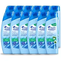 Head & shoulders 12 x - Anti-Roos Shampoo - Pure Intense - Extra Verkoelend - 250 ml - Voordeelverpakking - 12 stuks