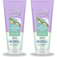 Unilever 2 x Andrélon Kokos Volume Boost Shampoo Scrub - 200 ml - Voordeelverpakking - 2 stuks