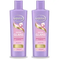 Unilever 2 x Andrélon Extra Glans Shampoo - 250 ml - Voordeelverpakking - 2 stuks