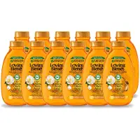Garnier 12 x - Loving Blends - Shampoo - Argan & Cameliaolie - Droog & Dof Haar - 300 ml - Voordeelverpakking - 12 stuks