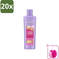 Unilever 20 x – Shampoo – Levendig Lang – 250 ml - Bulkverpakking - Lang haar verzorging - Douchemop - Haar versterken