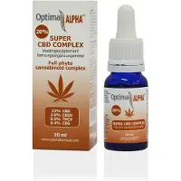Optima Alpha CBD olie complex 20%, Formula, 100% zuivere CBD olie, 10 ml, Cannabidiol