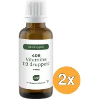 Aov 2x 408 Vitamine D3 druppels 10mcg (25 ml)