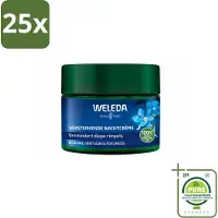 Weleda 25 x - Nachtcrème Versterkend - Blauwe Gentiaan & Edelweiss - 40 ml - Grootverpakking - Vaatwasstrips - Nachtcrème - Huidversterken - Collageen - Huidcontouren - Huidverzorging