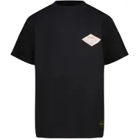Vingino T-shirt met backprint zwart Jongens Katoen Ronde hals Backprint - maat 140