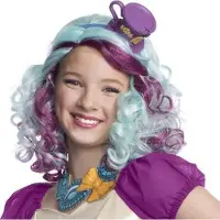 Vegaoo Pruik van Madeline Hatter Ever After High voor meisjes - Verkleedpruik - One size