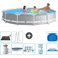 Intex Prism Frame Zwembad, rond - 366x76 cm - 9-delig, model S42121
