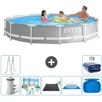 Intex Prism Frame Zwembad, rond - 366x76 cm - 8-delig, model S20574