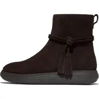 FitFlop Iq-comff Tassel Suede Booties