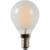 Lucide P45 - Filament lamp - Ø 4,5 cm - LED Dimb. - E14 - 1x4W 2700K - mat