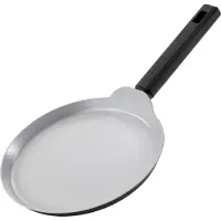 Swiss Haus Koekenpan voor pannenkoeken, 24 cm, geschikt voor alle warmtebronnen, inclusief inductie, zwart, SH-SCCP24B