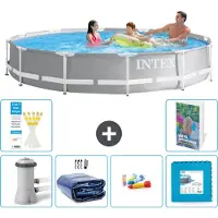Intex Prism Frame Zwembad, rond - 366x76 cm - 5-delig, model S229