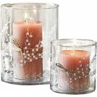 Loberon Windlicht set van 2 Temao