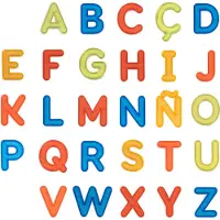 Miniland Mayculous Translucent Letters Oranje Kinderen