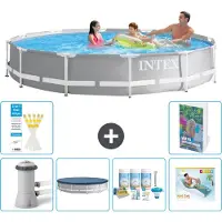 Intex Prism Frame Zwembad, rond - 366x76 cm - 5-delig, model S335