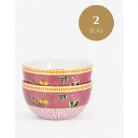 Pip studio - Kommen - La Majorelle - Roze - 12 cm - Set van 2