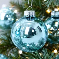 Krebs kerstballen - 16x st - starlight blauw - 7 cm - glas - kerstversiering