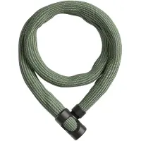 ABUS Fietsslot Kettingslot - IVERA Chain 7210K - Security level 8 - groen - 110 cm - Geschikt voor elektrische fietsen en stadsfietsen