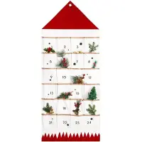 Merkloos Herbruikbare Adventskalender met 24 Vakken