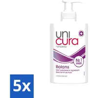 Unicura 5 x - Vloeibare Handzeep - Anti Bacterieel - Balans - 250 ml - Voordeelverpakking - 5 stuks